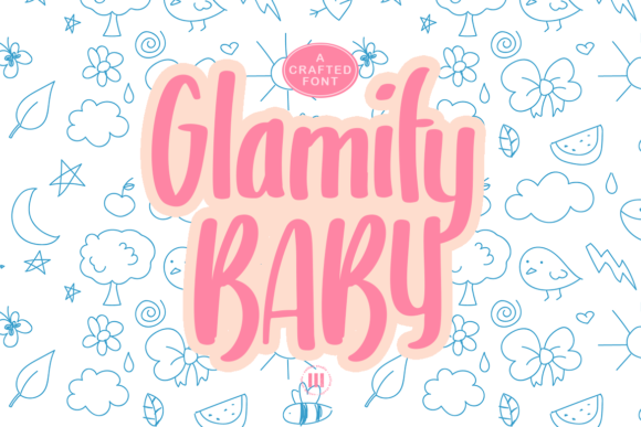 Glamify Baby: A Crafted Display Font for Creative Projects