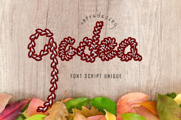 Godea: Strategic Application of a Floral Display Font for High-Impact Design