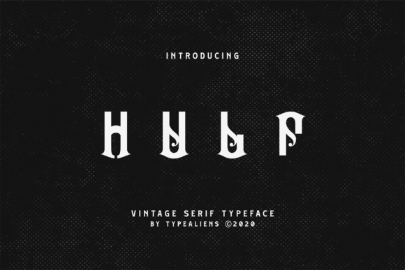 Hulf: The Modern Display Font for Bold Branding