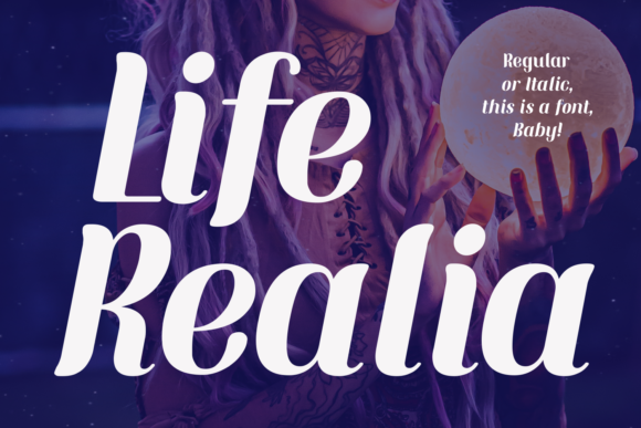 Life Realia: Elevating Visual Identity with Modern Typography