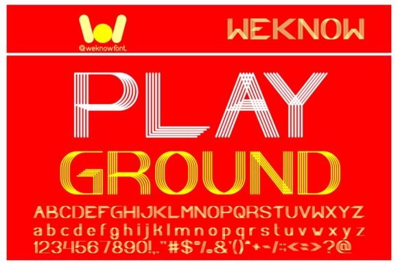 Play Ground: The Stylish Display Font for Creative Designs