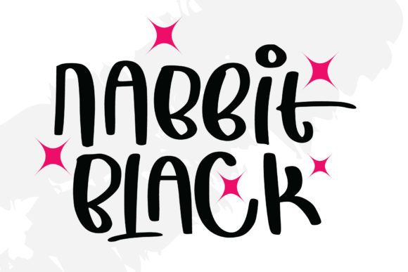 Rabbit Black: The Playful Display Font for Bold Creative Projects