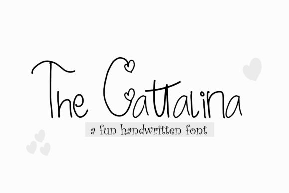 The Cattalina: A Quirky Handwritten Font for Distinctive Projects