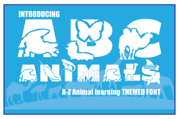 Transforming Personalized Crafts with the ABC Animals Display Font