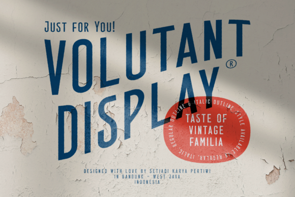 Volutant: A Bold Choice for Retro-Inspired Branding